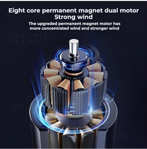 Mini Cooler Double Fan, 2026 USB Rechargeable 3-Speed Quiet Dual Spray Fan, Air Cooler with LED, Remote & 280ml Tank for Home, Office, Energy Saving
