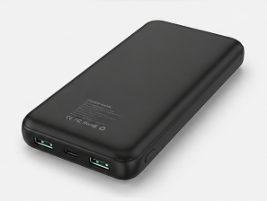 Utrax 10000mAh 12W PowerBank | Ultra Slim Design | USB-A Output | Dual Input (Micro USB & Type-C) | BIS Certified | Fast Charging | Type-C Cable Included | Made in India